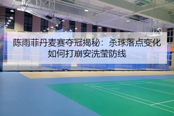 陈雨菲丹麦赛夺冠揭秘：杀球落点变化如何打崩安洗莹防线